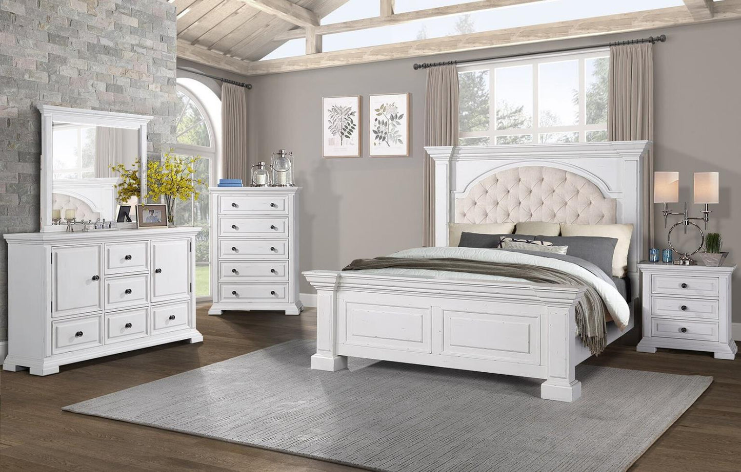 Amazing Amelio 4 PC Bedroom Set