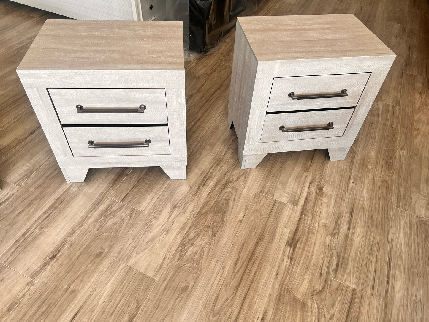 New Pair of Shelby 2 Drawer Night Stands