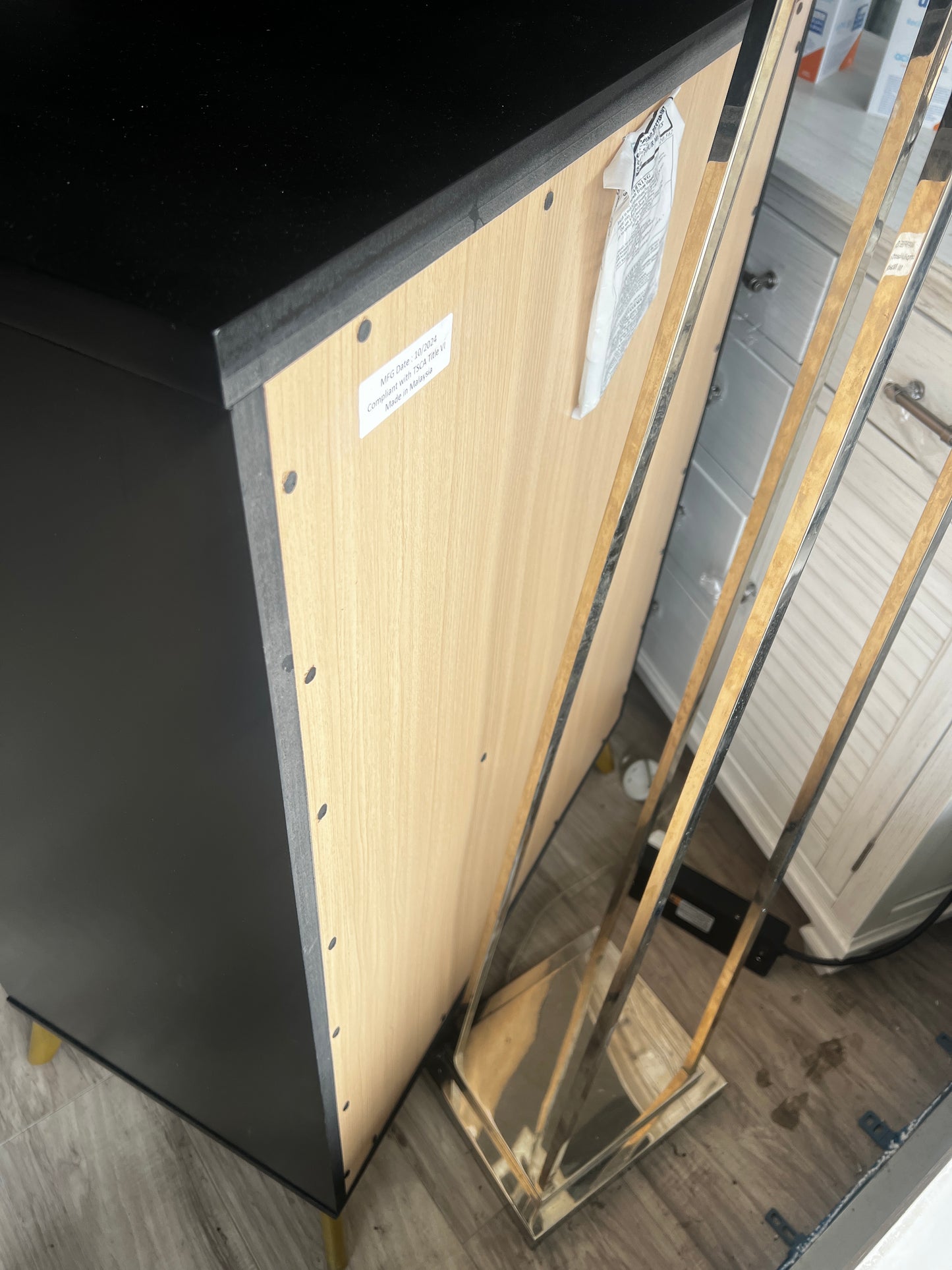 New Black Westley Chest of Drawers