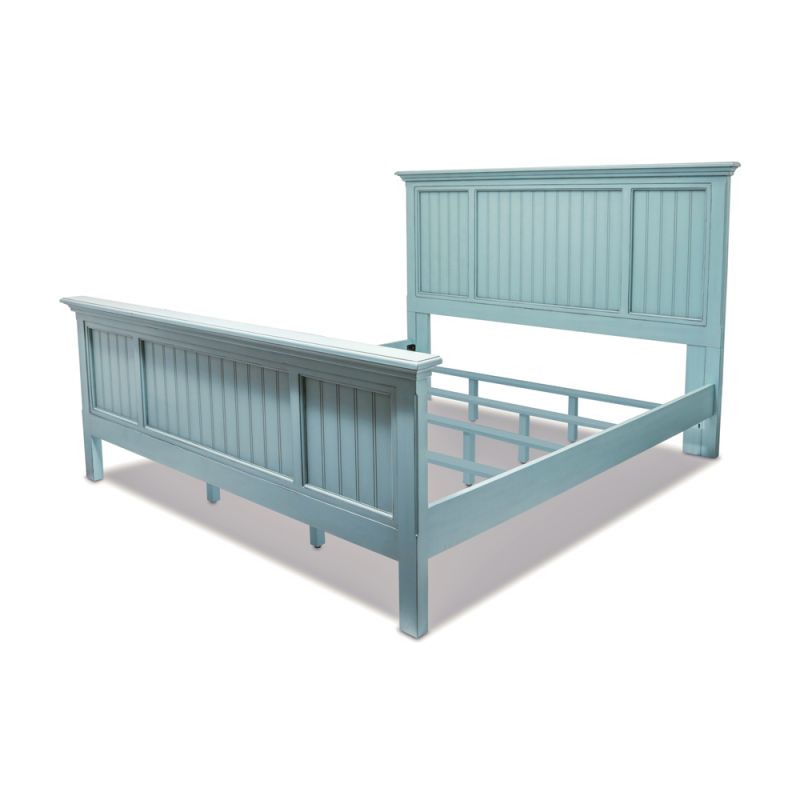 Sea Winds Monaco Blue 4pc Bedroom Set With King Bed