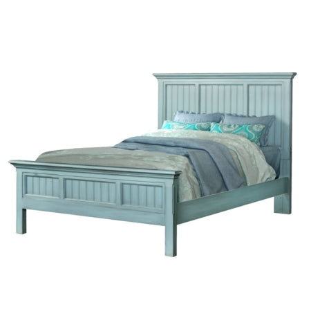 Sea Winds Complete Queen Monaco Bed Frame – Distressed Bleu Finish