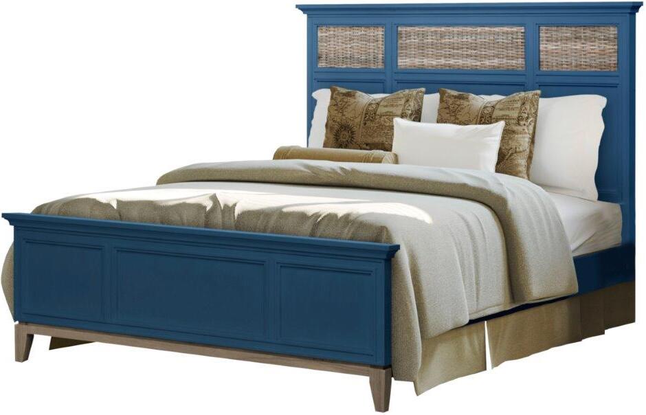 Kauai King Bed In Blue