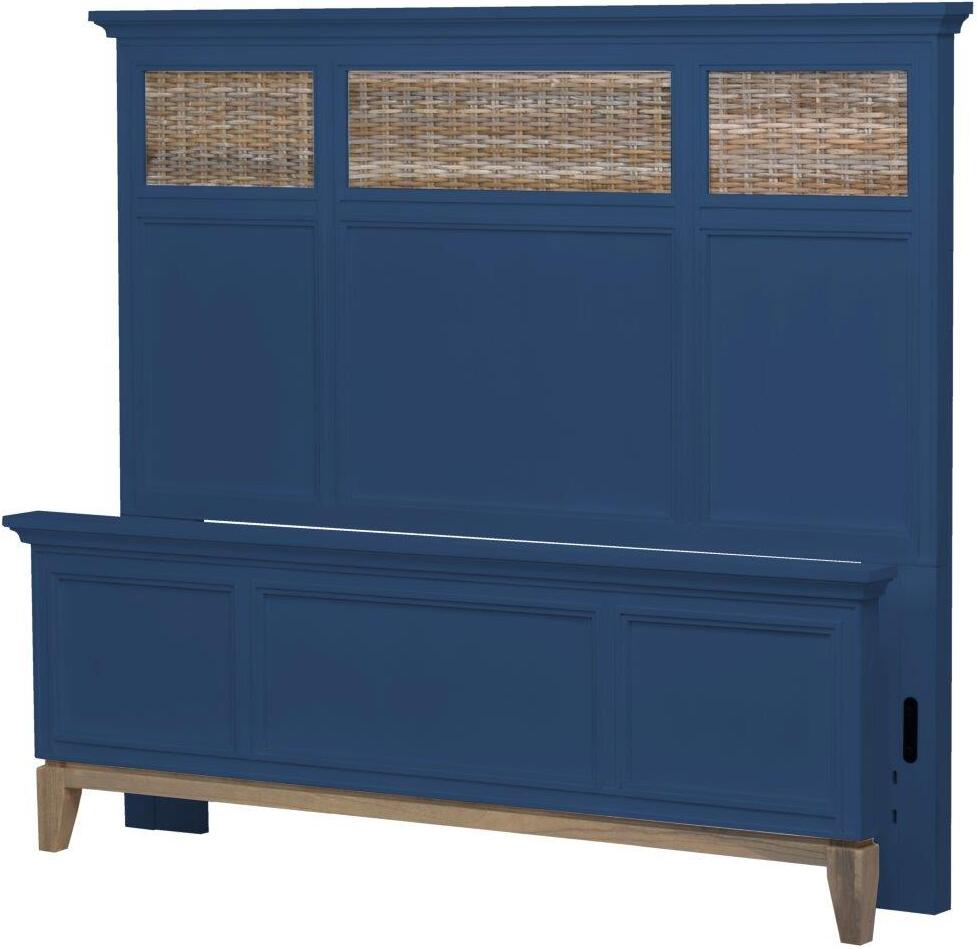 Kauai King Bed In Blue