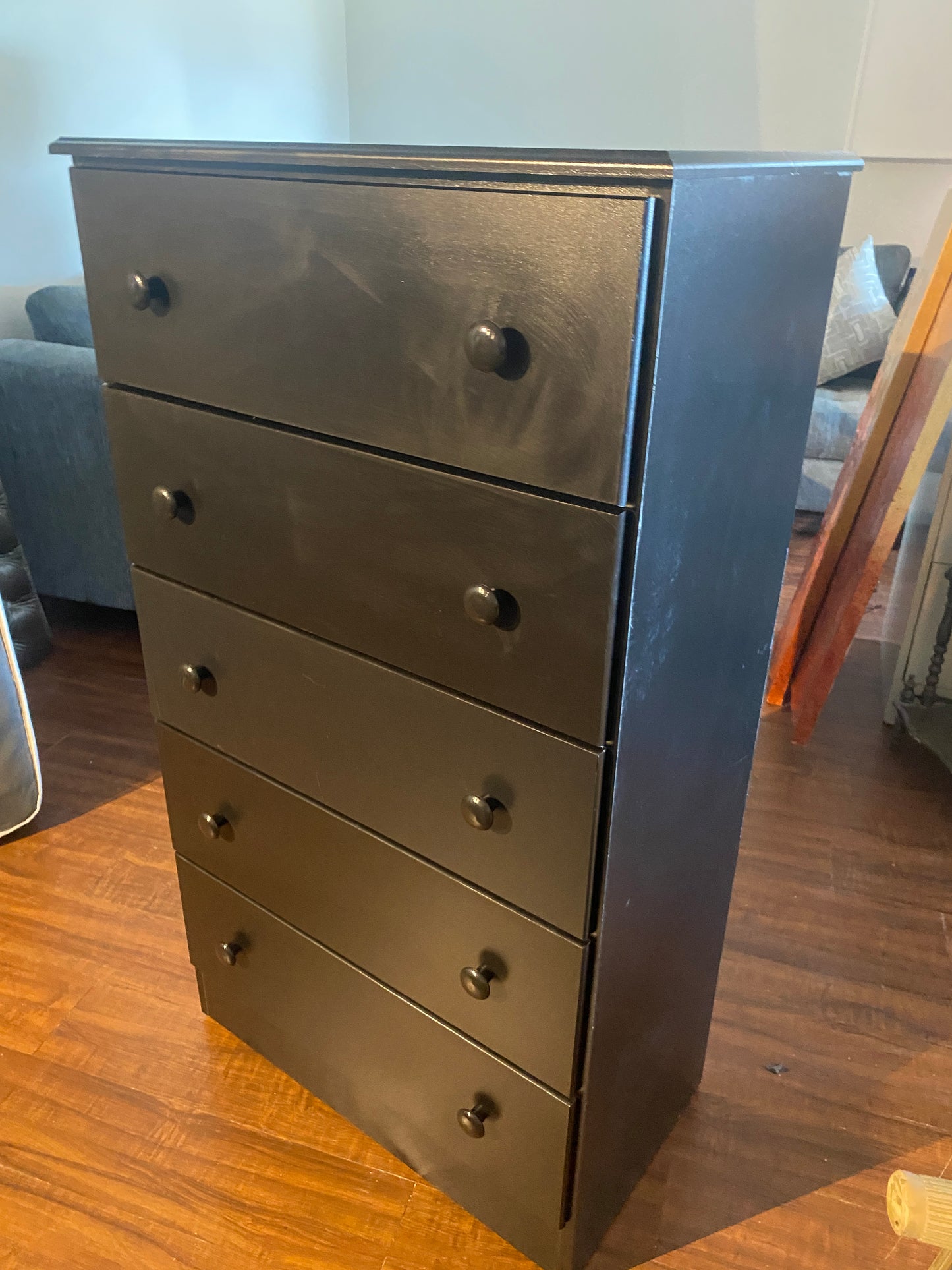 Brand new, KITH, Pre-assembled, Made in USA, Black 5 Chest of Dressers