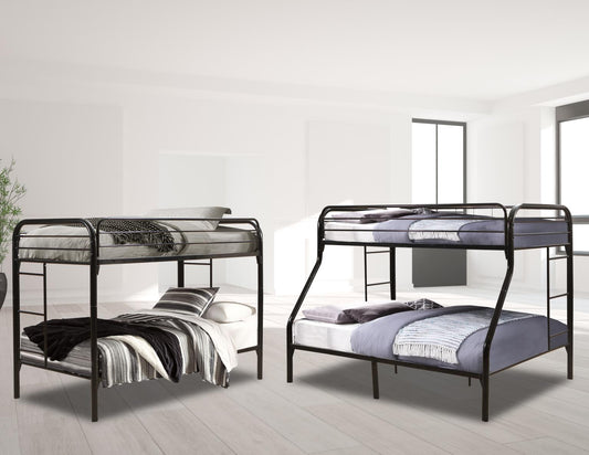 Brand New Black Twin over Twin Metal Bunk Bed