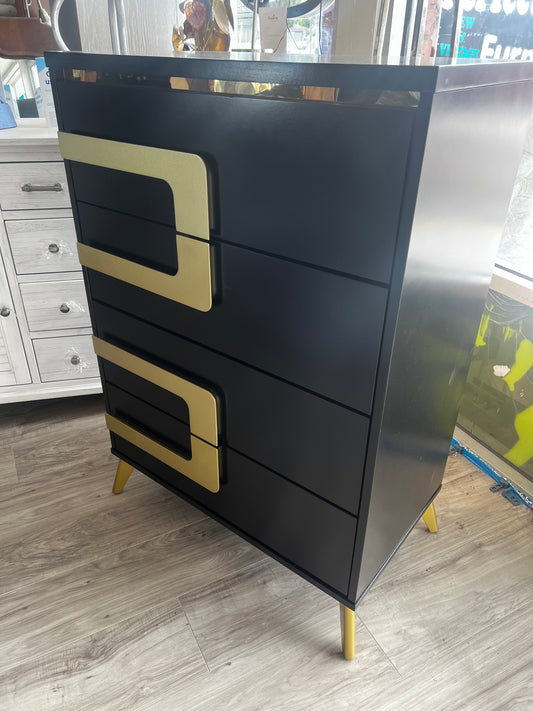 New Black Westley Chest of Drawers