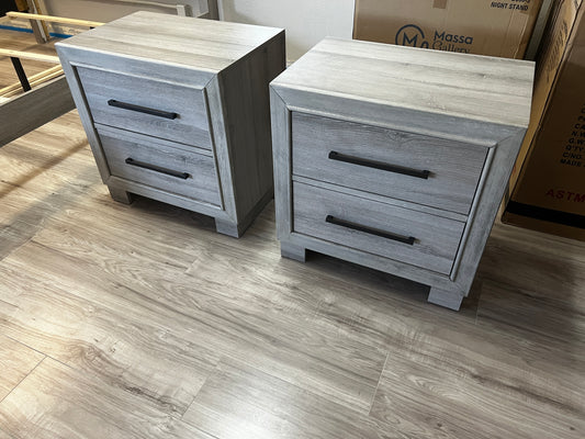 Pair of Brand New Celia 2 Drawer Bedside Tables