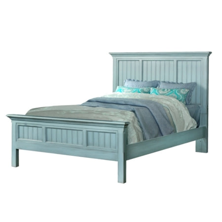 Sea Winds Complete Queen Monaco Bed Frame Set – Distressed Bleu Finish