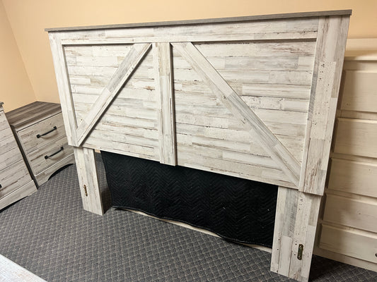 Brand new KITH, Made in Usa, Farmhouse Queen Size Headboard